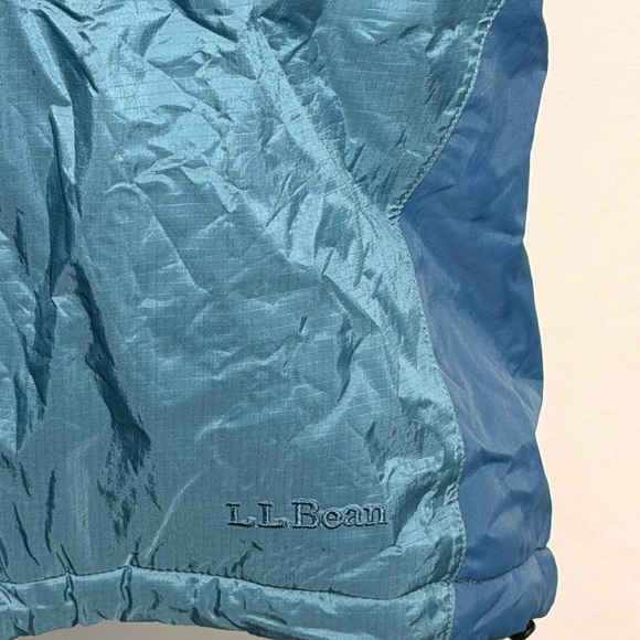 L.L. Bean Women's Two-Tone Blue Hooded Jacket EUC - Picture 16 of 16